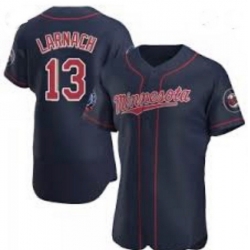 Minnesota Twins 13 Trevor Larnach Navy Jersey