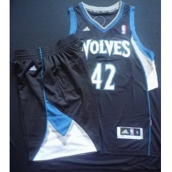 Minnesota Timberwolves 42 Kevin Love Black Revolution 30 Swingman NBA Suits