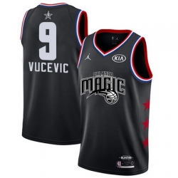 Magic 9 Nikola Vucevic Black Youth Basketball Jordan Swingman 2019 AllStar Game Jersey