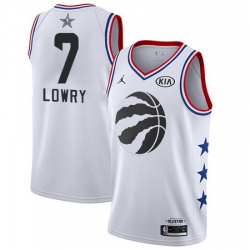 Raptors 7 Kyle Lowry White Youth Basketball Jordan Swingman 2019 AllStar Game Jersey