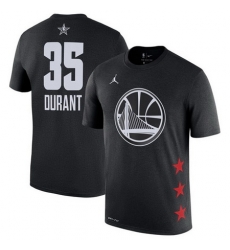 Warriors 35 Kevin Durant Black 2019 NBA All Star Game Men's T Shirt