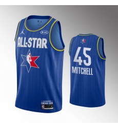 Jazz 45 Donovan Mitchell Blue 2020 NBA All Star Jordan Brand Swingman Jersey