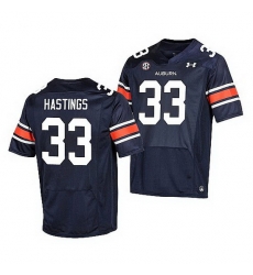 Auburn Tigers Will Hastings Navy Premier Men'S Jersey