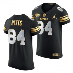 Florida Gators Kyle Pitts Black Golden Edition Jersey