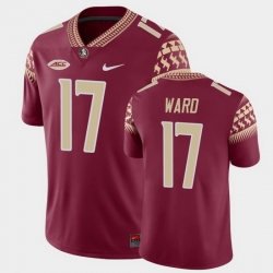 Men Florida State Seminoles Charlie Ward Game Garnet College Football Jersey