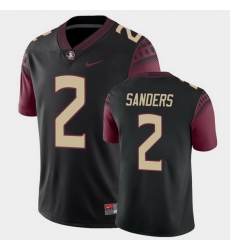 Men Florida State Seminoles Deion Sanders College Football Black Alternate Game Jersey