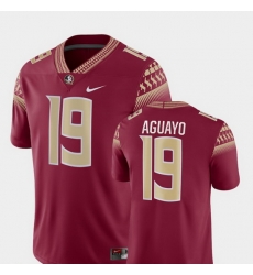 Men Florida State Seminoles Roberto Aguayo 19 Garnet Game College Football Jersey