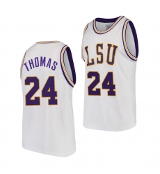 LSU Tiger Cameron Thomas White 2021 Nba Top Draft Lsu Tigers Jersey