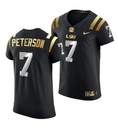 Lsu Tigers Patrick Peterson Golden Edition Elite Nfl Black Jersey