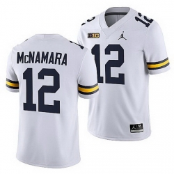 Michigan Wolverines Cade Mcnamara White College Football Men Jersey