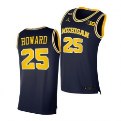 Michigan Wolverines Jace Howard 2021 Big Ten Regular Season Champions Blm Navy Jersey