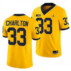 Michigan Wolverines Taco Charlton Maize Nfl Alumni Men Jersey