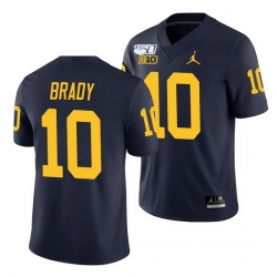 Michigan Wolverines Tom Brady Navy College Football Men'S Jersey