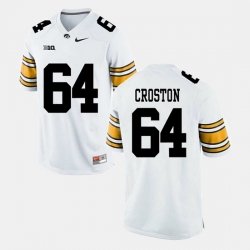 Cole Croston White Iowa Hawkeyes Alumni Football Game Jersey