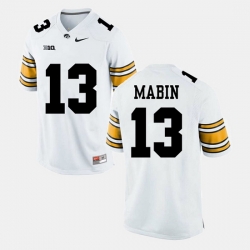 Greg Mabin White Iowa Hawkeyes Alumni Football Game Jersey