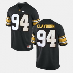 Iowa Hawkeyes Adrian Clayborn College Football Black Jersey