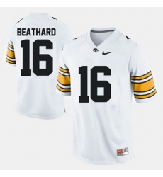 Iowa Hawkeyes C.J. Beathard College Football White Jersey