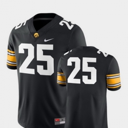 Men Iowa Hawkeyes 25 Black College Football 2018 Game Jersey