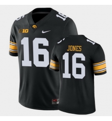 Men Iowa Hawkeyes Charlie Jones Game Black College Football Jersey