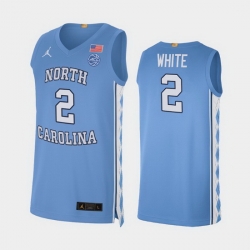 North Carolina Tar Heels Coby White Blue Alumni Limited Men'S Jersey