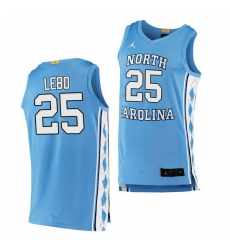 North Carolina Tar Heels Creighton Lebo Blue Authentic Jersey