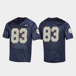 Men Notre Dame Fighting Irish 83 Navy 150Th Anniversary College Football Jersey