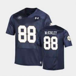 Men Notre Dame Fighting Irish Javon Mckinley Replica Navy College Football Playoff Jersey