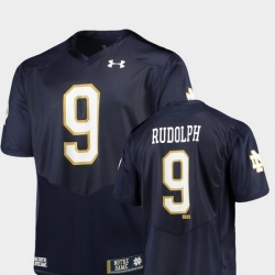 Men Notre Dame Fighting Irish Kyle Rudolph 9 Navy Alumni Football Game Replica Jersey