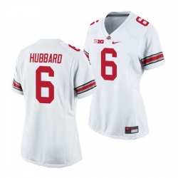 Ohio State Buckeyes Sam Hubbard White Game Women'S Jersey