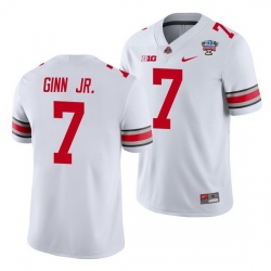 Ohio State Buckeyes Ted Ginn Jr. White 2021 Sugar Bowl College Football Jersey