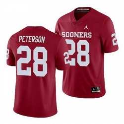 Oklahoma Sooners Adrian Peterson Crimson Limited Men'S Jersey