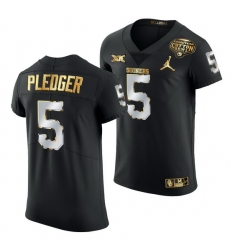 Oklahoma Sooners T.J. Pledger Black 2020 Cotton Bowl Classic Golden Edition Jersey