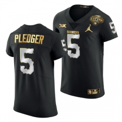 Oklahoma Sooners T.J. Pledger Black 2020 Cotton Bowl Classic Golden Edition Jersey