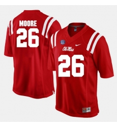 C.J. Moore Red Ole Miss Rebels Alumni Football Game Jersey