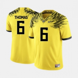 Men Oregon Ducks De'Anthony Thomas College Football Yellow Jersey