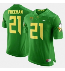 Men Oregon Ducks Royce Freeman College Football Green Jersey