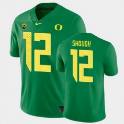 Men Oregon Ducks Tyler Shough College Football Green Game Jersey