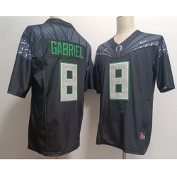 Oregon Ducks #8 Dillon Gabriel Black Stitched NCAA Football Jersey