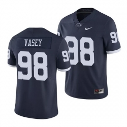 penn state nittany lions dan vasey navy limited men's jersey