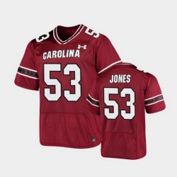 Men South Carolina Gamecocks Ernest Jones Replica Garnet Football Jersey