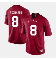 Men Stanford Cardinal Jordan Richards College Football Cardinal Jersey