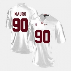 Men Stanford Cardinal Josh Mauro College Football White Jersey