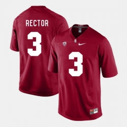 Men Stanford Cardinal Michael Rector College Football Cardinal Jersey