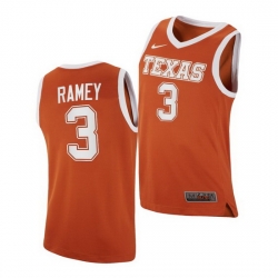 Texas Longhorns Courtney Ramey Orange Replica Texas Longhorns Jersey