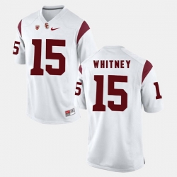 Men Usc Trojans Isaac Whitney Pac 12 Game White Jersey