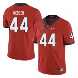 Men #44 Peyton Mercer Georgia Bulldogs College Football Jerseys Sale-red