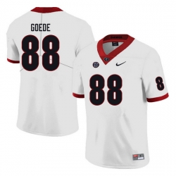 Men #88 Ryland Goede Georgia Bulldogs College Football Jerseys Sale-white