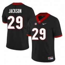 Men Georgia Bulldogs #29 Darius Jackson College Football Jerseys Sale-Black