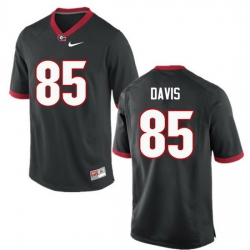 Men Georgia Bulldogs #85 Jordan Davis College Football Jerseys-Black