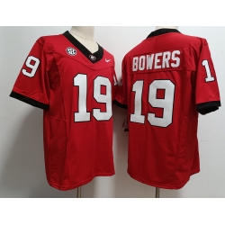 Men Women Youth Georgia Bulldogs #19 Brock Bowers Red 2023 F U S E Stitched College Football Jerseys